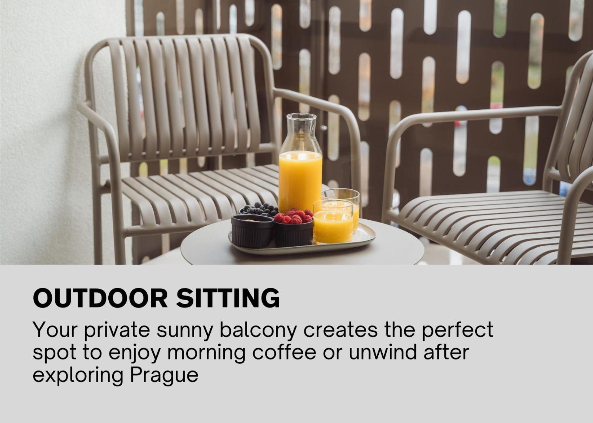 Luxury Sunny Home - Garage Parking, Metro, Balcony, Ps5 With Games Prag Exterior foto